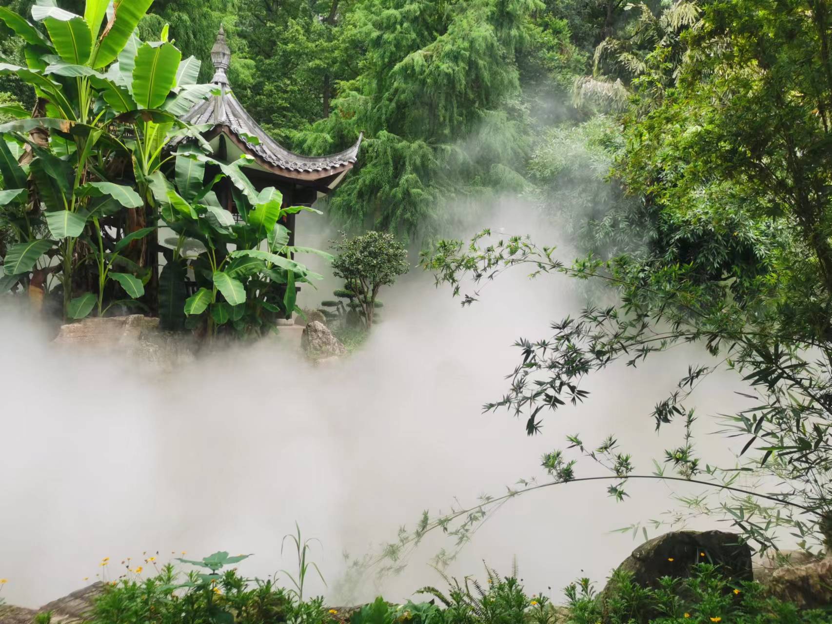 哪種場景可以使用人工造霧？